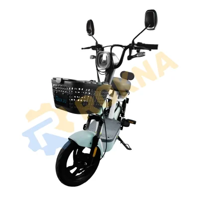 BICIMOTO ELÉCTRICA AZUL Y GRIS - M00002